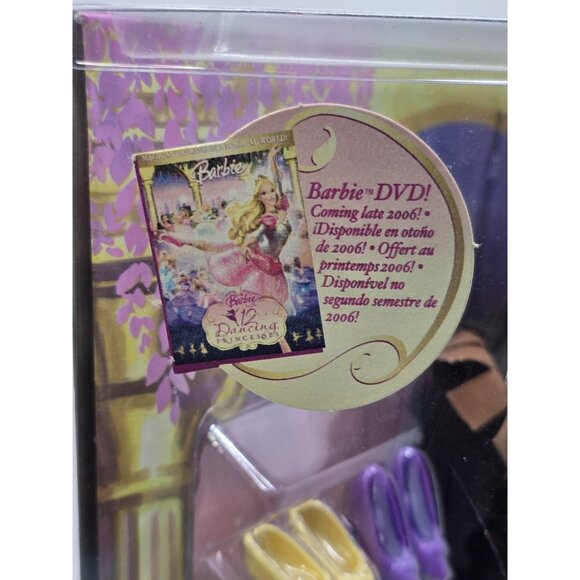 Mattel Barbie 12 Dancing Princesses Derek Doll #J8891 2006 12 Pairs of Shoes-NEW - Picture 8 of 13